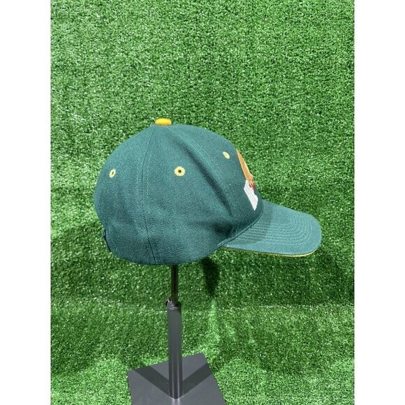 Vintage Sams Cap Mexico Spell Out Hawk Adjustable Wool Blend Bird Baseball Hat - Picture 5 of 7